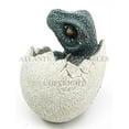 thumbnail image 3 of Jurassic Era Predator Velociraptor In Egg Dinosaur Figurine Hatchling Collectible Sculpture, 3 of 3
