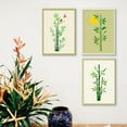 thumbnail image 6 of 3 Pcs Bamboo Drawing Stencil with A Paint Brush 11.8x5.9inch Moon Birds Painting Template Chinese Style Bamboo DIY Decoration Stencil, 6 of 7