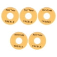 thumbnail image 2 of 5 Pieces Beige Toggle Switch Washer w/ Black Letters for LP Guitar, 2 of 6