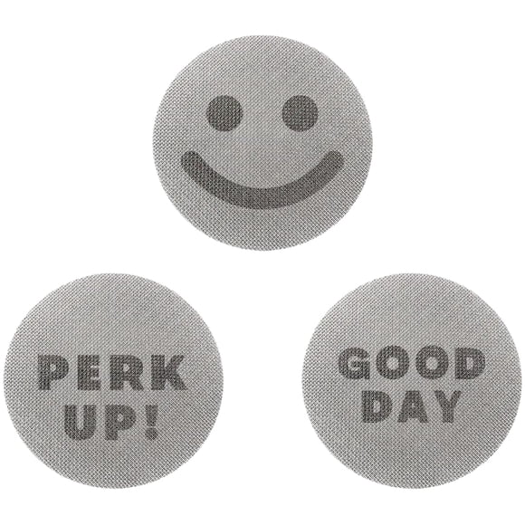 Espresso Puck Screens Generic Happy Puck de acero inoxidable (paquete de 3)