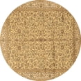thumbnail image 1 of Ahgly Company Indoor Round Persian Brown Traditional Area Rugs, 5' Round, 1 of 4