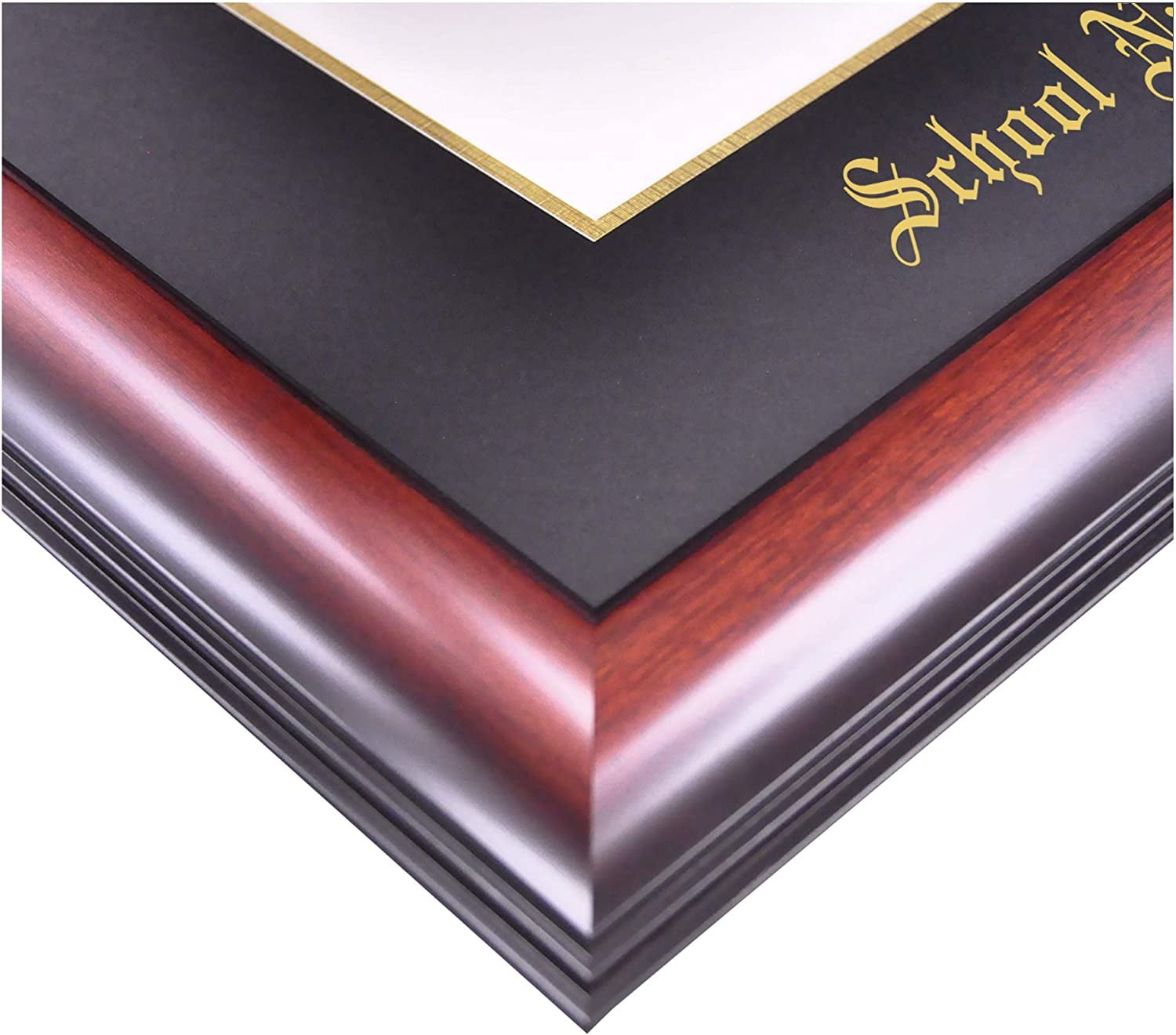 Campus Images MI982GED University of Michigan Embossed Diploma Frame, 8.5" x 11", Gold