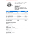 thumbnail image 2 of Alternator 1 - Compatible with 2013 - 2014 Subaru Outback 2.5L H4 - Autopart Premium, 2 of 2