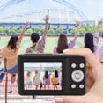 thumbnail image 3 of BIMZUC Digital Camera 44MP 1080P FHD 16X Zoom 2.4 Inch Color Screen Compact Small Camera for Kids Teens Beginners Black (10 inches / 25.4 cm), 3 of 9