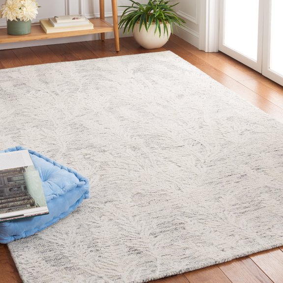 Safavieh Metro Lolicia Distressed Area Rug, Gray/Ivory, 6' x 6' Square