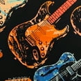 thumbnail image 6 of HAOXIT Round Table Cloth , Electric Guitar Stain Resistance Wrinkle Polyester Circle Table Cover for Home Kitchen Dining Party Camping Pinic Decor 31-35, 6 of 8
