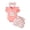 Z32baby clothes for girls-Pink, variant on Baby Girl Clothes Outfit Newborn Going Home Outfit Ruffle Romper and Short Pants Clothing Sets for Summer Spring 0 3 6 9 12 18 24 Months
