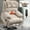 Beige, variant on 41" Chenille Heated Power Lift Recliner, Heavy Duty Recliner with Usb Port, Vibration Massage Chair for Leisure Space, Brown