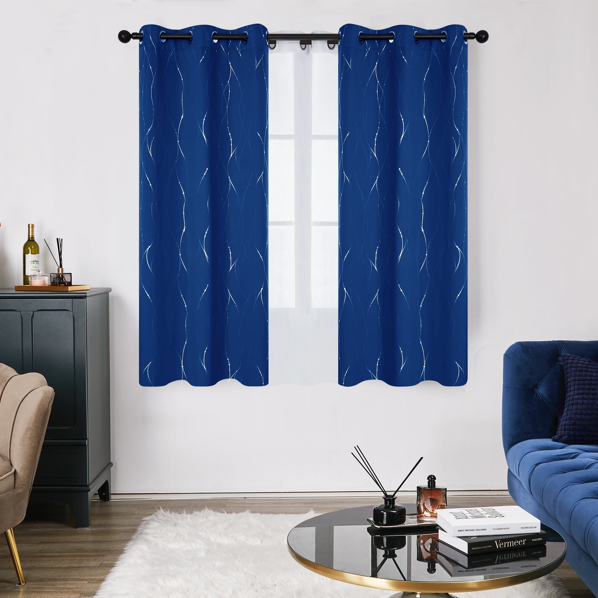 Details about   Princess Kids Bedroom Living-Room Window Blockout Darkening-Curtain Print Drape 