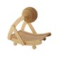 thumbnail image 5 of Rascador para gatos domésticos, pelota rascadora para gatos, juguete interactivo, suministros para mascotas, tablero de garra de gato de Sisal para SG, 5 of 9