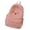Pink, variant on Casual Yet Elegant School Bag Backpack Large Capacity Travel Daypack Rucksack Corduroy Book Bag Aesthetic Book Bag