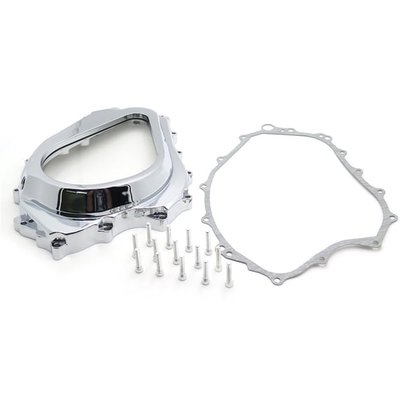 HTT- Chrome Custom Cluctch Engine Cover For 2004-2007 Honda CBR 1000RR w/ gasket