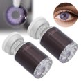 thumbnail image 4 of Cosplay Color Lentes De Contacto Maquillaje Lentes De Contacto De Colores 1 Par Cosplay Party Color Lentes De Contacto Maquillaje Suave Hidrofílico Lentes De Contacto 0 Dioptrías ANGGREK Púrpura, 4 of 8