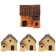 thumbnail image 1 of 4 miniaturas de casas de aldea para jardín, cabañas de paja, terrarios de bonsái, adornos de escritorio para decoración de jardín de hadas., 1 of 6