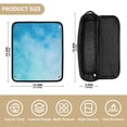 thumbnail image 3 of Hair Tools Storage with Heat Resistant Mat- A Translucent Printed Design Curling Iron Travel Bag/Flat Iron Case for Women, 3 of 8