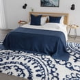 thumbnail image 4 of Mason Brooks Indigo Shag CG15A Transitional Geometric 8'3" X 10'0" Area Rug, 4 of 6