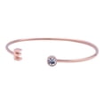 thumbnail image 2 of Pulsera Mujer Inicial Letra LuckyLy, Acero Inoxidable y Zirconia Cúbica, Modelo Sonia rosa UNITALLA, 2 of 8