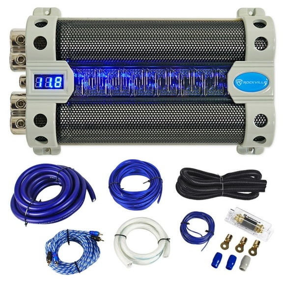 Rockville RFC50F 50 Farad Capacitor Voltage Display Amp Kit