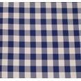 thumbnail image 4 of Checkered Panel Drape GINGHAM Buffalo POLYESTER PICNIC CHECKER Window Curtain", (Color:Royal Blue and White , Size: 59" W x 72" H), 4 of 4