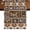 Brown, variant on Brown Giraffe Burlap Cotton Table Runner 13x48 Inches Long, Wildlife Animals Farmhouse Wood Plank Farmhouse Table Runners, Outdoor Dining Tablecloths Decor for Baby Shower/Party/Wedding