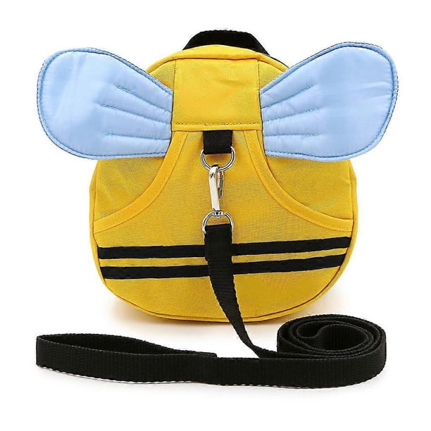 Baby Walking Safety Harness Reins Kid Toddler Strap Backpack Harness Assistant with Leash Bee Backpack with Wings