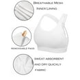 thumbnail image 2 of SHCKE Women Cross Back Yoga Bra Activewear Padded Comfortable Fitness Sports Bra, 2 of 5