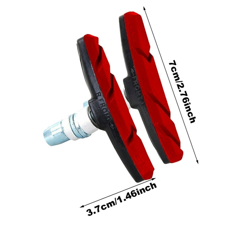 Bike Brake Pad Set 3 Pairs Road Mountain Bike V Brake Pads With Hex No Noise No Slip Accessories Mountain Bike Lights for Night Riding How Much Do Electric Bikes Cost Pedal