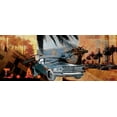 thumbnail image 2 of Carlson, Don 18x10 Gold Ornate Wood Framed with Double Matting Museum Art Print Titled - L.A., 2 of 4