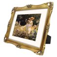 thumbnail image 3 of 11x14 Frame Matted to 8x10 Gold Picture Frames 11x14 Vintage Poster Frame for Wall Decor, Housewarming Wedding Gifts, 3 of 6