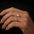 thumbnail image 5 of Diiro Open Wrap Moissanite Engagement Ring for Women Vermeil Yellow Gold Bypass Ring Oval Cut Diamond Modern Minimalist Promise Ring Jewelry, 5 of 9