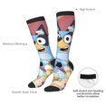 thumbnail image 5 of Saiise Bluey Funny Socks Men Women Boys Kids Adults Novelty Graphic Crew Tube Socks Crazy Design Casual Dress Socks for Sports,Running,Travel, 5 of 7