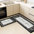 thumbnail image 5 of Floral Kitchen Rugs Sets of 3, Non Slip Kitchen Rugs and Mats Washable Farmhouse Kitchen Rugs Floral Kitchen Floor Mat Carpet Runner Rugs for Hallway Laundry Room, 5 of 12