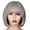 3144-12, variant on Women Short Bob Wig with Bangs, 12‑14 Inch Synthetic Straight Bob Costume Wig, Multi‑Color Options for Daily Party Halloween Cosplay Dress‑up