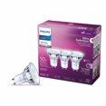 thumbnail image 1 of Ensemble de 3 ampoules DEL Philips Ultra Definition 50 W GU10, blanc lustré, à intensité variable, 1 of 5
