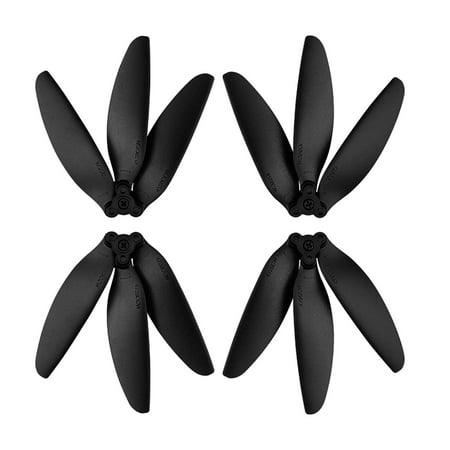 4Pcs Foldable Paddle , Universal Three- /2 Low Noise Replacement Balanced Black