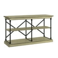 thumbnail image 6 of Weston Home Cabana Wood and Metal Console Table, White, 6 of 6