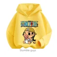 thumbnail image 3 of Sudadera con capucha de Anime One Pieces, ropa para niños, ropa para primavera y otoño para niñas, sudadera con dibujos animados de Luffy Zoro, traje para adolescentes, camisetas con capucha de Sonic, 3 of 5