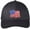 Graphite Gray, variant on Adult Patriotic Waving US Flag Patch Americana USA Flag Twill Hat Cap - Red