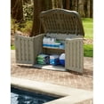 thumbnail image 5 of Rubbermaid Outdoor Split-Lid Storage Shed, 18 cu. ft., Olive/Sandstone (FG375301OLVSS0), 5 of 6