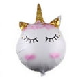 thumbnail image 2 of Unicorn Party Balloons Number 7 Pink Foil Birthday Set Girls, 2 of 3
