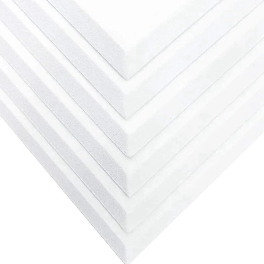 Set of 12 Self Adhesive Acoustic Foam Panels Sound Dampening Wall Decors