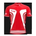 thumbnail image 3 of Poland Full Zipper Bike Short Sleeve Cycling Jersey  for Men - Size L, 3 of 4