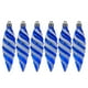 thumbnail image 1 of Christmas Paquete Grandes en Forma de Espiral - Decoración Brillante y con - Decoraciones para árboles de NavidadAzul6PCS, 1 of 4