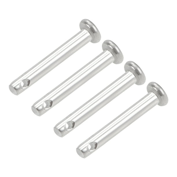 Single Hole Clevis Pins 3mm x 20mm Flat Head 304 Stainless Steel Link