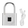 thumbnail image 3 of USB Door Lock, 3 X 1.8 X 0.5In USB Rechargeable Door Security Entry, Suitcases For Gym Locks, 3 of 8