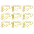 thumbnail image 4 of 100Pcs Unique Style Paper Clips Foot Feet Shaped File Clamps Cute Appearance Bookmarks For Page Marker Supplies, 4 of 8