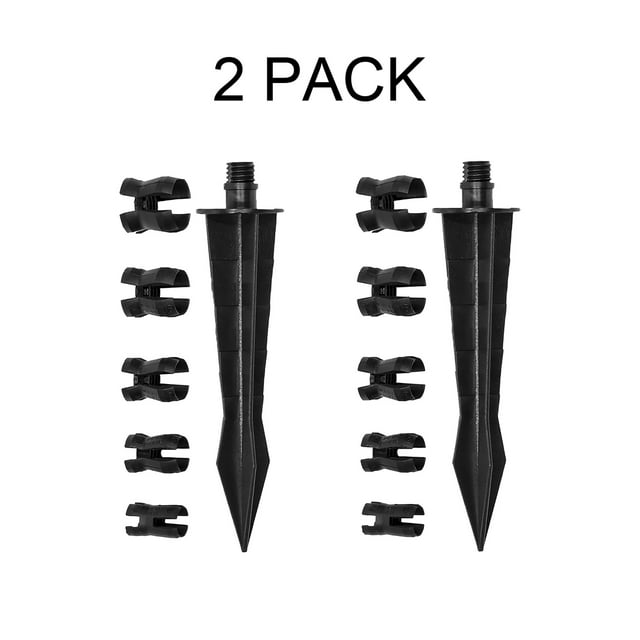 Mainstays Solar Landscape Light Replacement Stake, 2-Pack