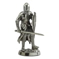 thumbnail image 2 of Ebros Medieval Crusader Swordsman Knight Statue 7.5"Tall Suit of Armor Sculpture Decor Knight Of The Cross Heavy Infantry Unit Figurine, 2 of 5