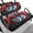 Angry Eyes Pattern, variant on Pzuqiu 2-Piece Haiti Flag Golf Cart Seat Covers | Breathable Washable Universal Fit for Most 2-Seater Golf Carts