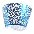thumbnail image 1 of 100 envoltorios para cupcakes, papel artístico para hornear pasteles, filigrana, encaje de enredadera pequeño, corte láser, molde para hornear, 1 of 5